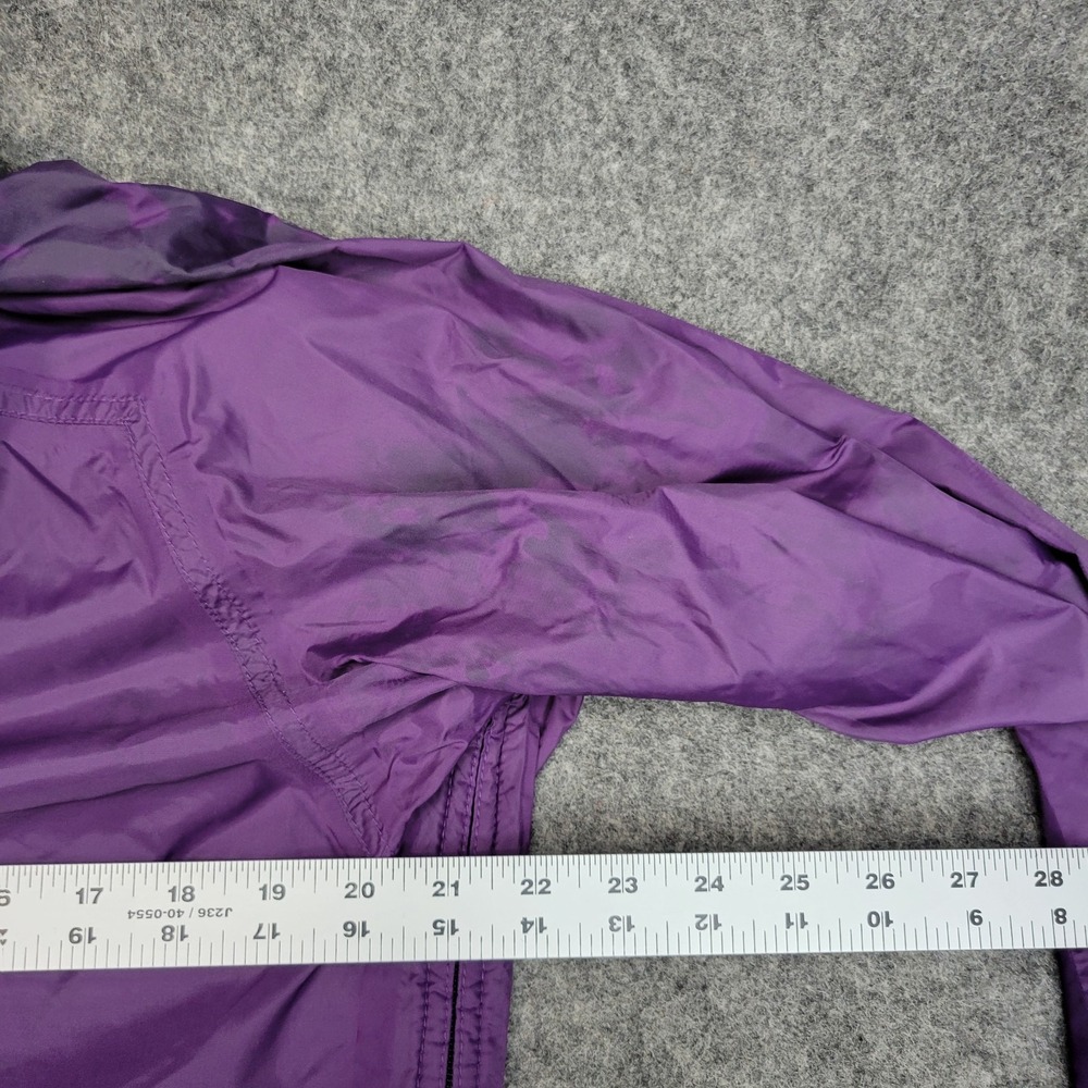 VTG REI Jacket Womens 8 Purple Water Resistant Storm Fitted Hooded Full Zip - Picture 6 of 8